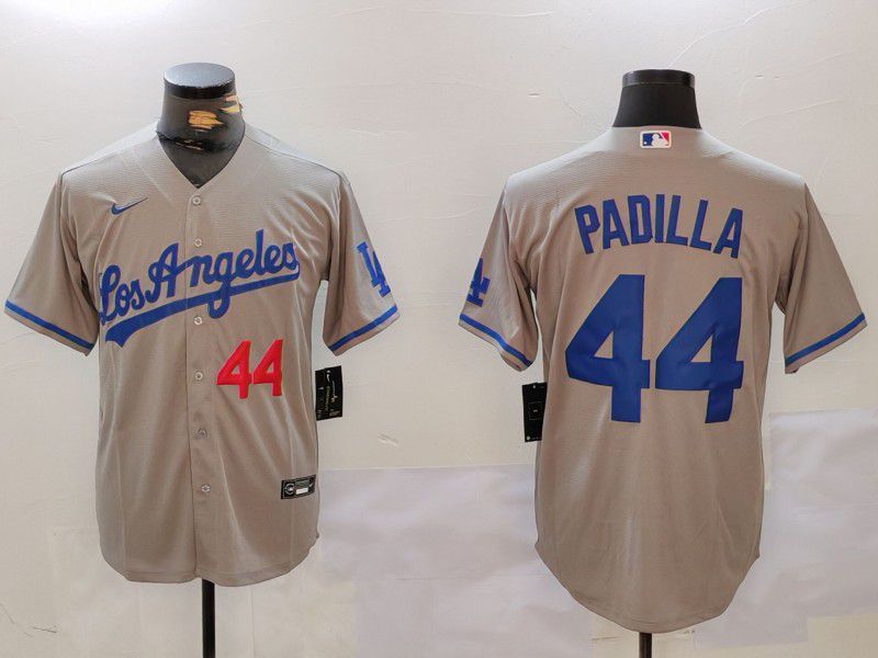 Men Los Angeles Dodgers #44 Padilla Grey Game 2024 Nike MLB Jersey style 4->indianapolis colts->NFL Jersey